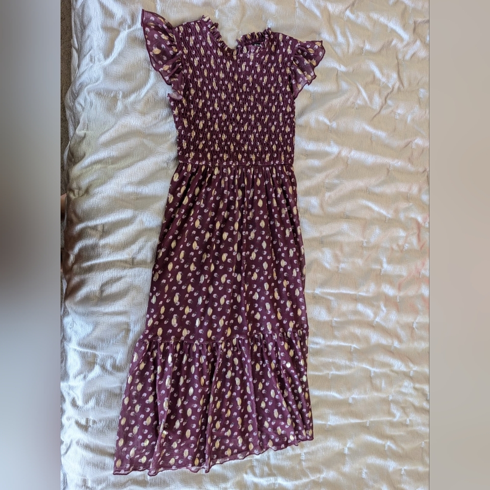 Girls purple dress